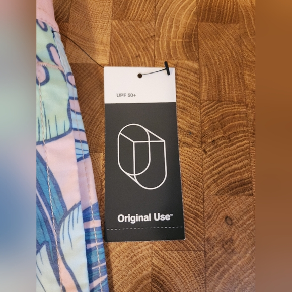 Original Use Swim Trunks size XL pink with print - Picture 3 of 9